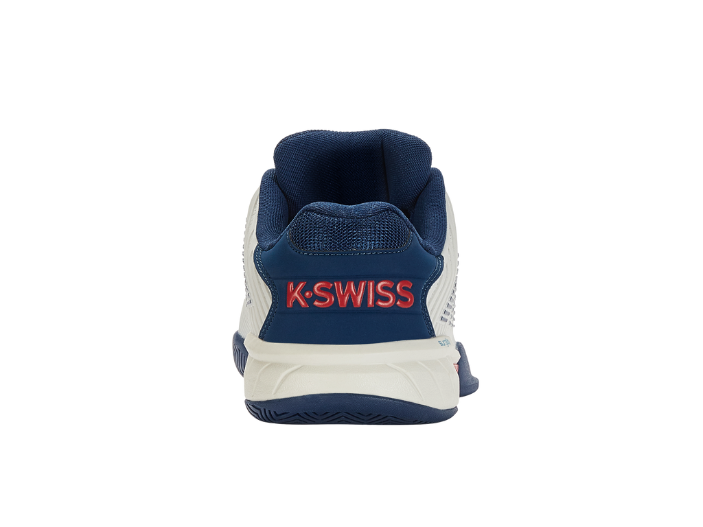 K-Swiss Men's Hypercourt Express 2 Tennis Shoes in Blanc De Blanc
