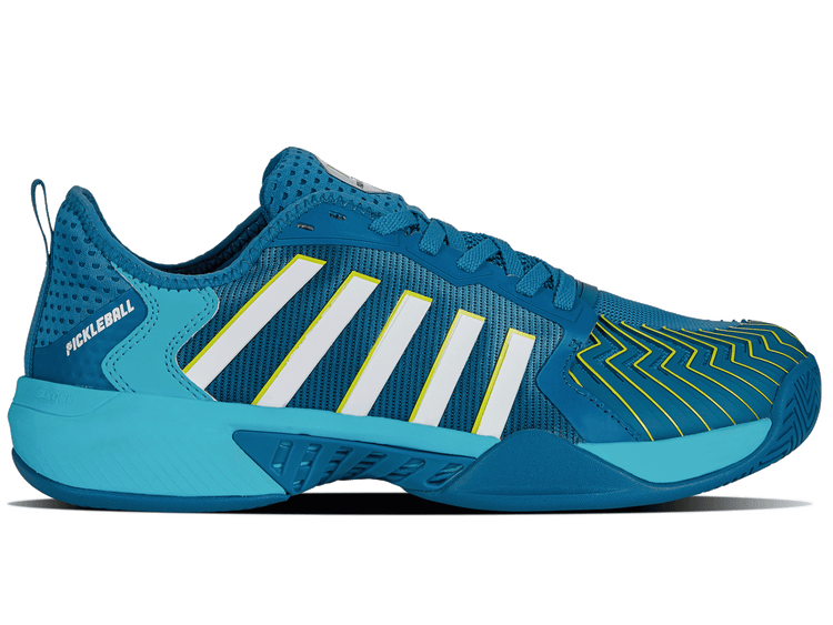 K-Swiss Men's Pickleball Supreme Pickleball Shoes in Celestial/Scuba Blue/Brilliant White