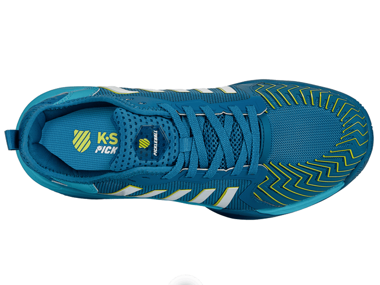 K-Swiss Men's Pickleball Supreme Pickleball Shoes in Celestial/Scuba Blue/Brilliant White