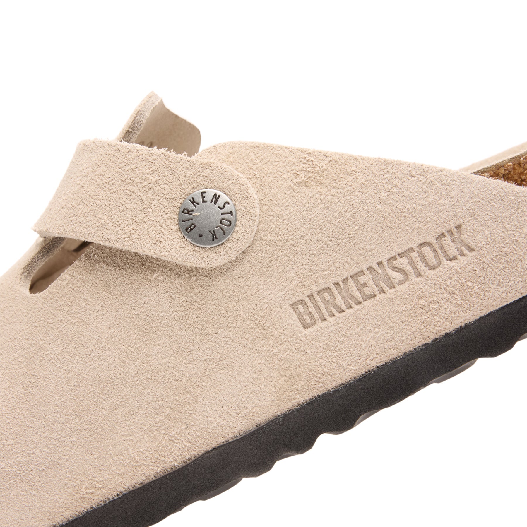 Birkenstock Boston Sfb (Suede Oyster Tonal)