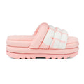 Women's UGG Maxi Slide Logo Pink Scallop (1127067-PSLP)
