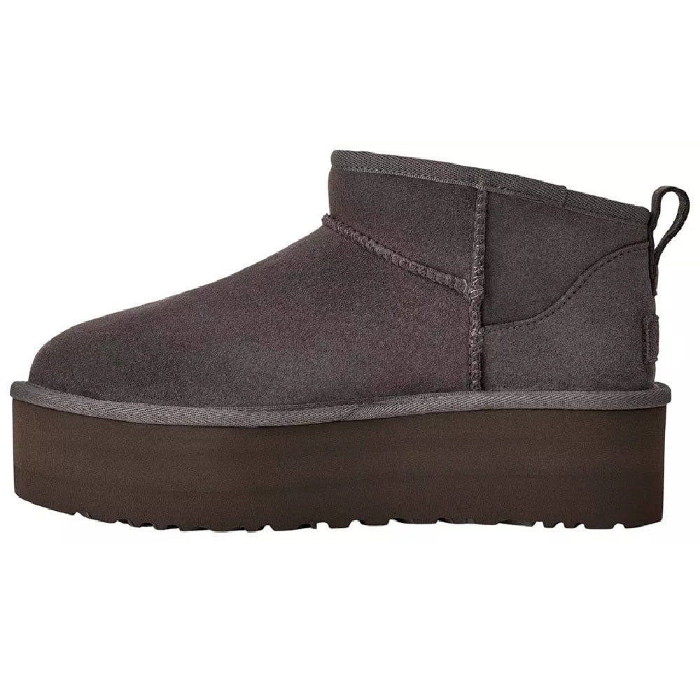 Women's UGG Classic Ultra Mini Platform Charcoal (1135092-CHRC)