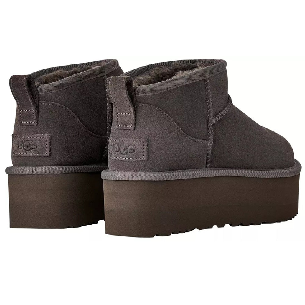 Women's UGG Classic Ultra Mini Platform Charcoal (1135092-CHRC)
