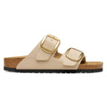 Birkenstock Womens Arizona Big Buckle Sandals Shoes - Sandcastle Birko-Flor