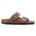 Birkenstock Womens Arizona Big Buckle Sandals Shoes - Mocha Birkibuc