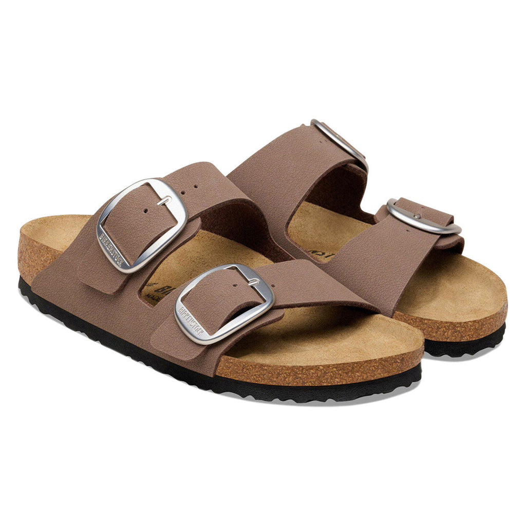 Birkenstock Womens Arizona Big Buckle Sandals Shoes - Mocha Birkibuc