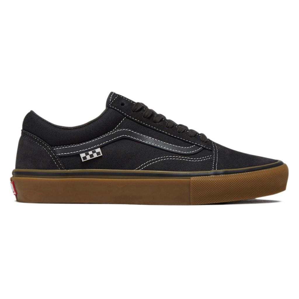Vans Skate Old Skool Shoes - Faded Black/Gum