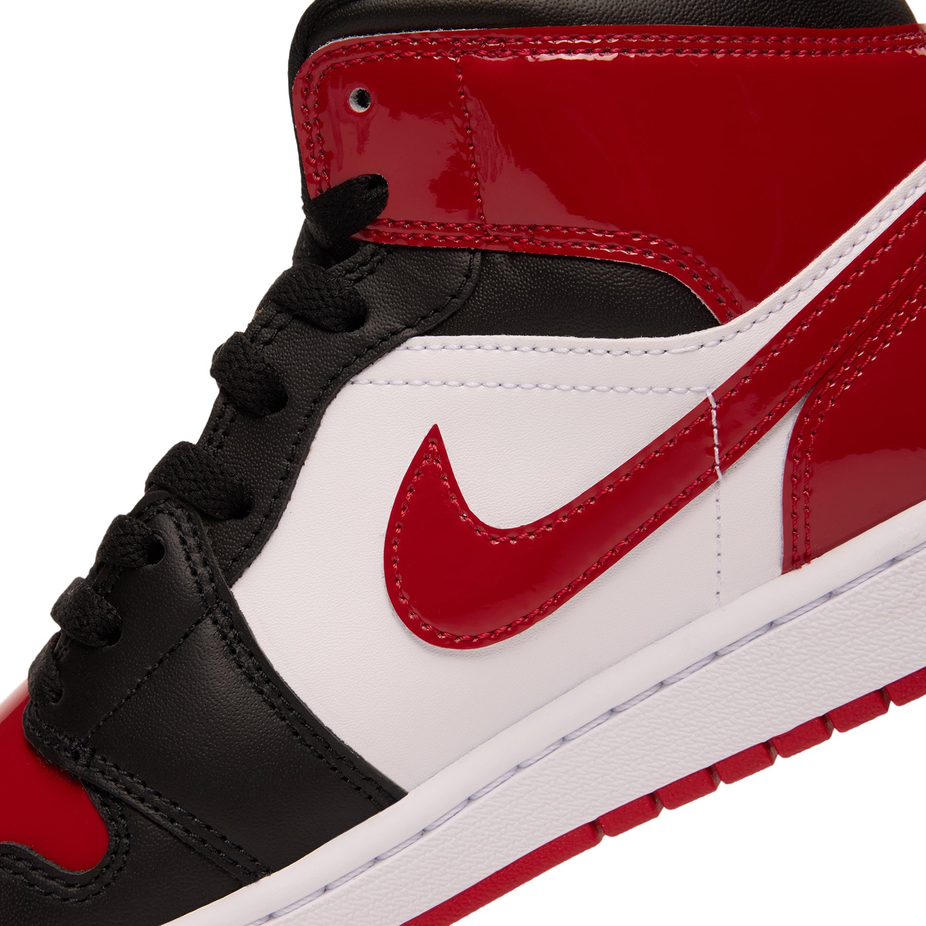 Air Jordan 1 Mid Se (Black/Varsity Red/White)