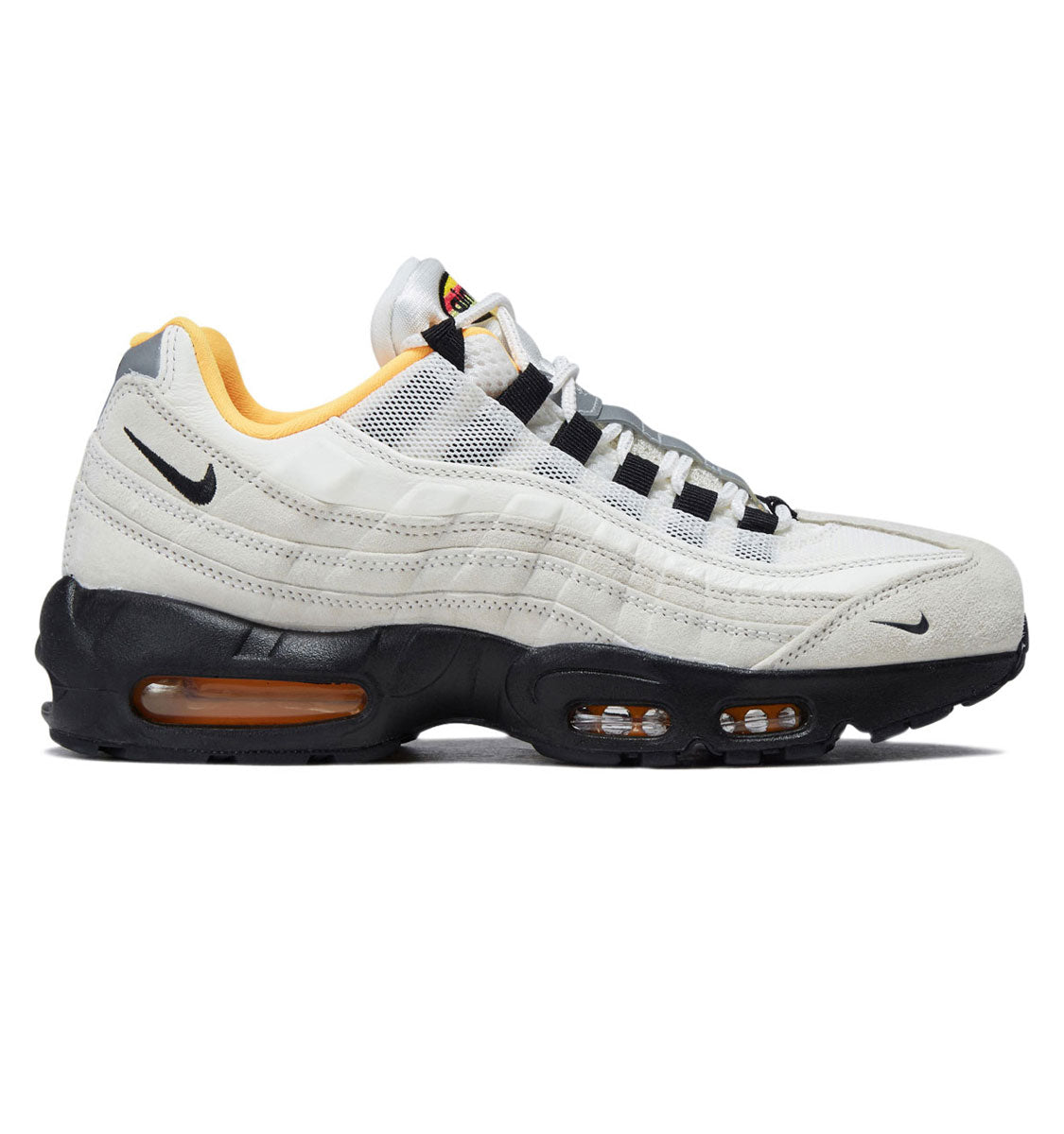 Nike SB Air Max 95 Shoes - Sail/Black/Laser Orange