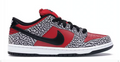 Nike Sb Dunk Low Supreme Red Cement (2012)
