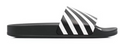 Off-White Diag Slider Black White