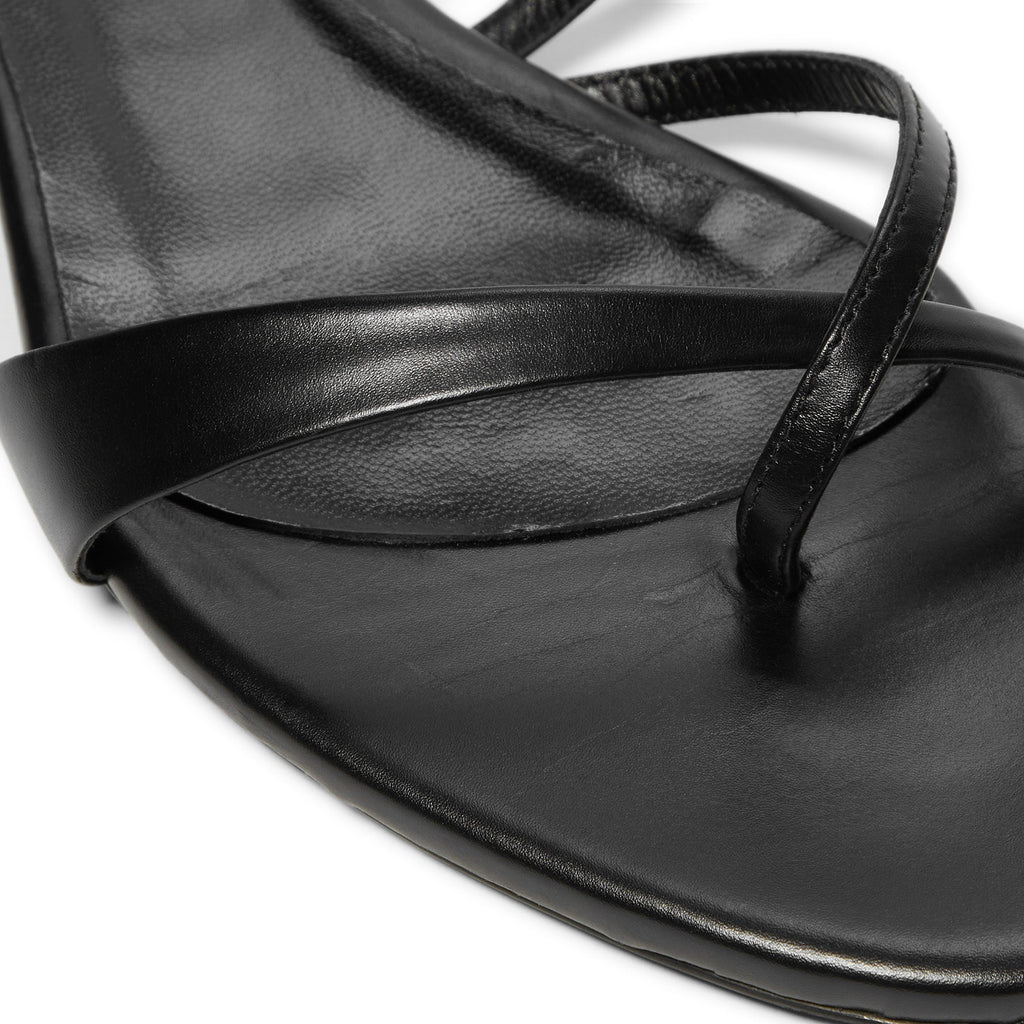 Jude Heath Sandal (Black Leather)