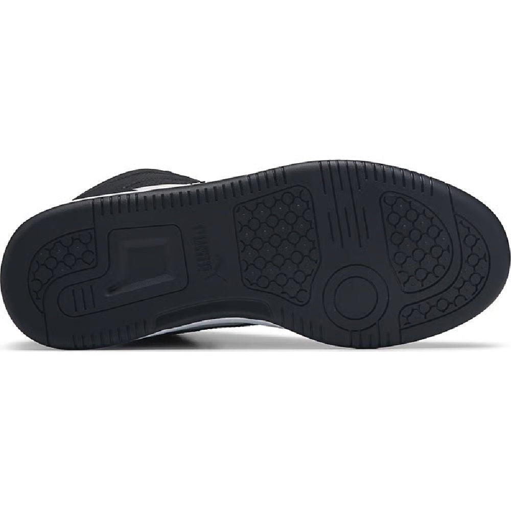 Men's Puma Rebound Layup Nubuck Cool Light Grey-Black-White (381277 07)