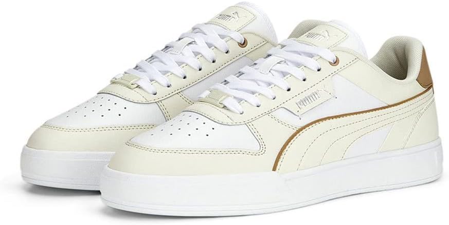 Men's Puma Caven Dime White/Ivory/Tan/Silver (384953 17)