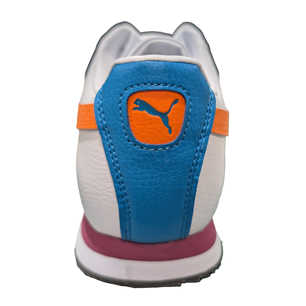 Men's Puma Roma Standard Puma White-Orange Glo (396868 18)