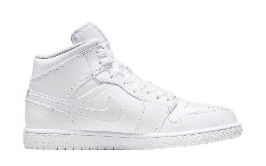 Men's Jordan 1 Mid White/White-White (554724 136)