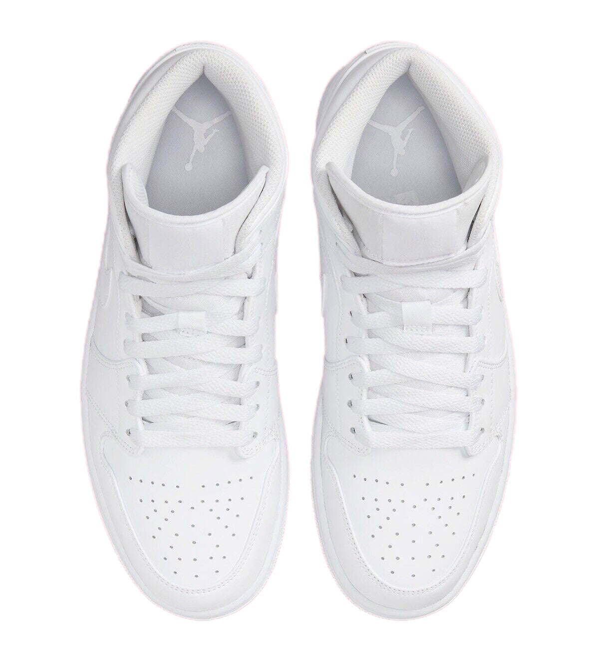 Men's Jordan 1 Mid White/White-White (554724 136)