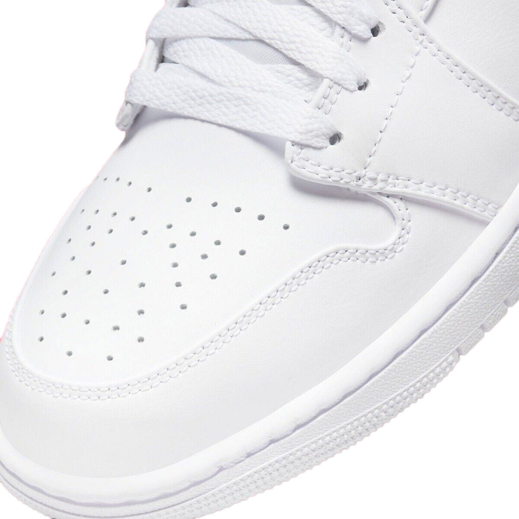 Men's Jordan 1 Mid White/White-White (554724 136)