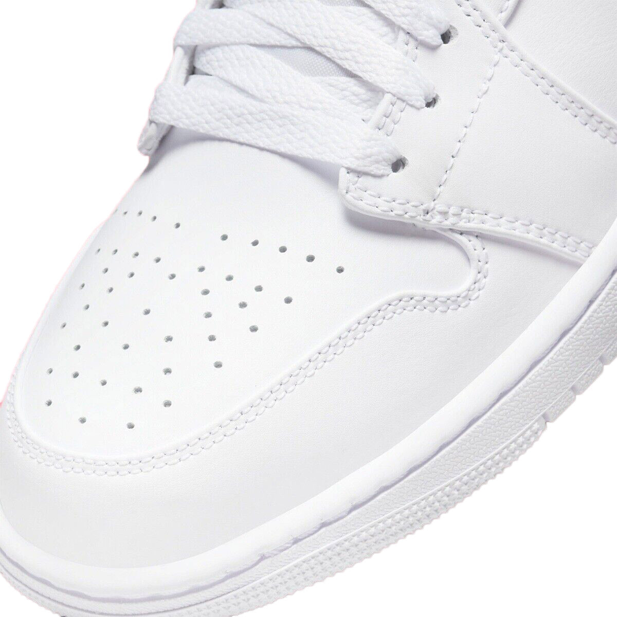 Men's Jordan 1 Mid White/White-White (554724 136)