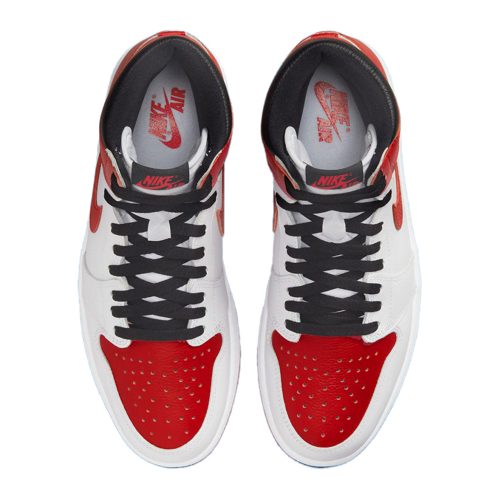 Men's Jordan 1 Retro High OG "Heritage" Wht/Univ Red-Black (555088 161)