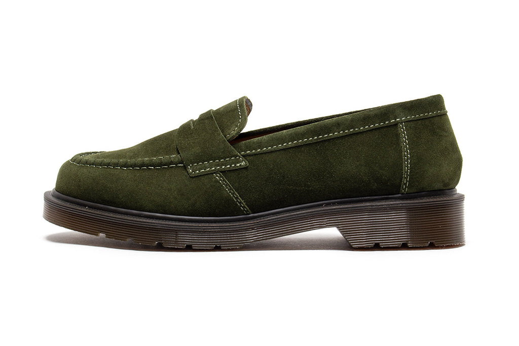 Delapre Penny Loafer - Repello Calf Suede