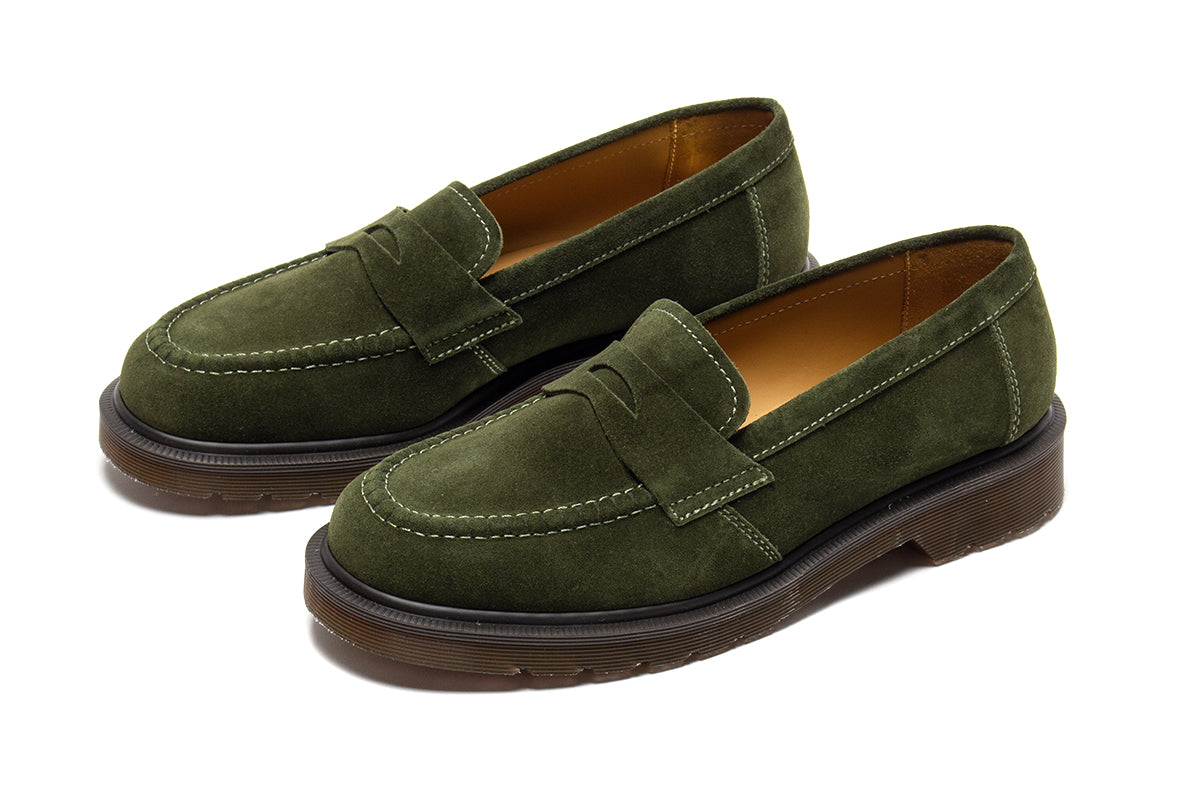 Delapre Penny Loafer - Repello Calf Suede