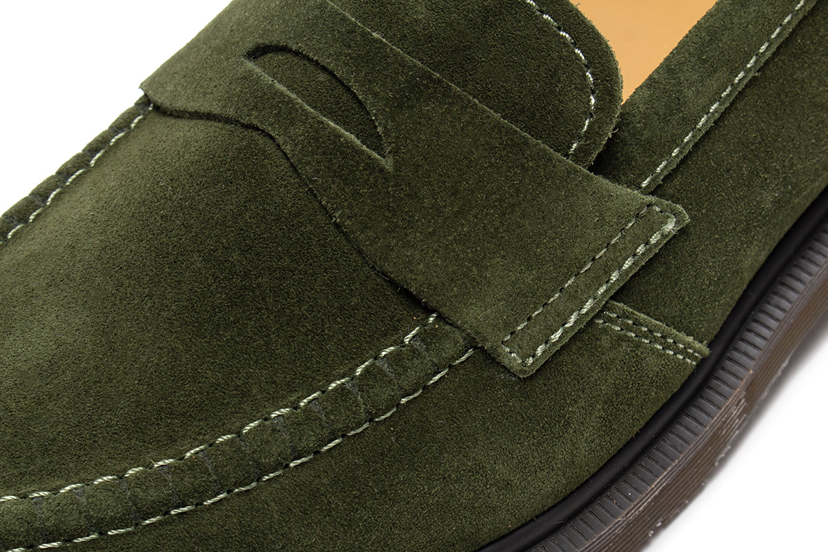 Delapre Penny Loafer - Repello Calf Suede