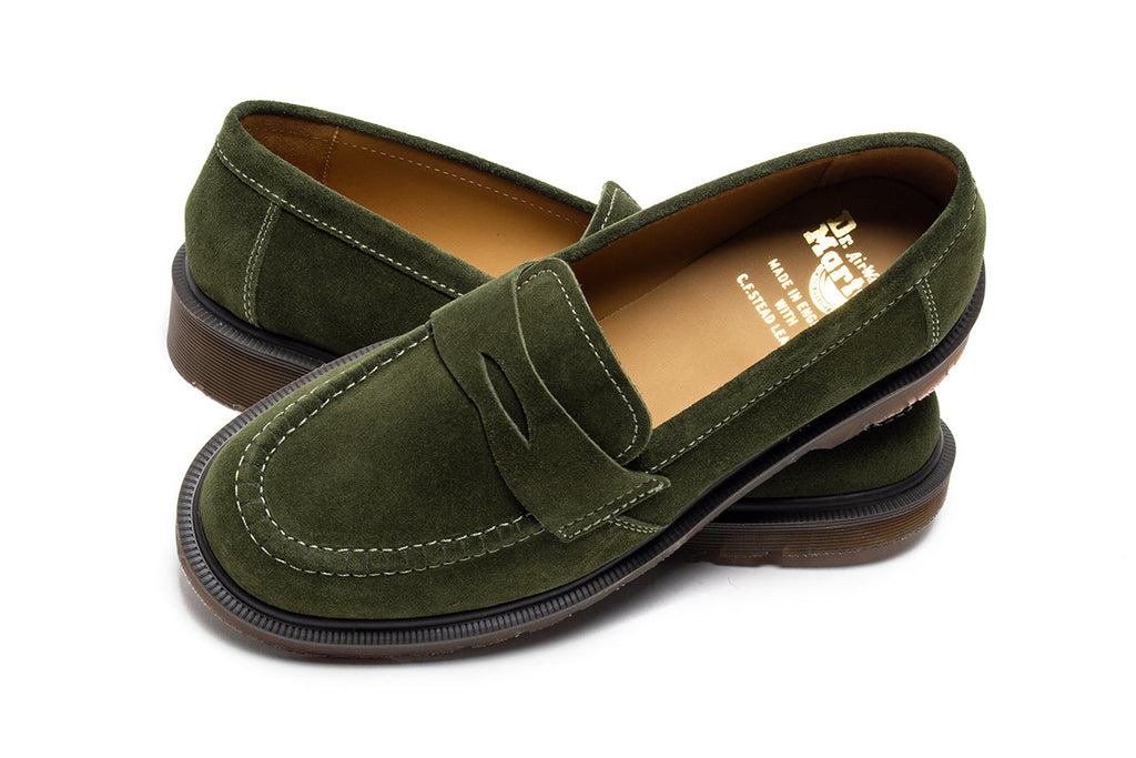 Delapre Penny Loafer - Repello Calf Suede