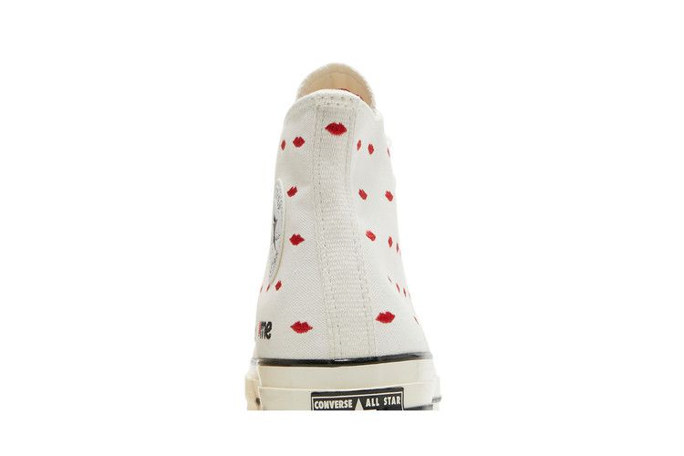 Converse Chuck Taylor All Star 70 Hi Embroidered Lips Vintage White