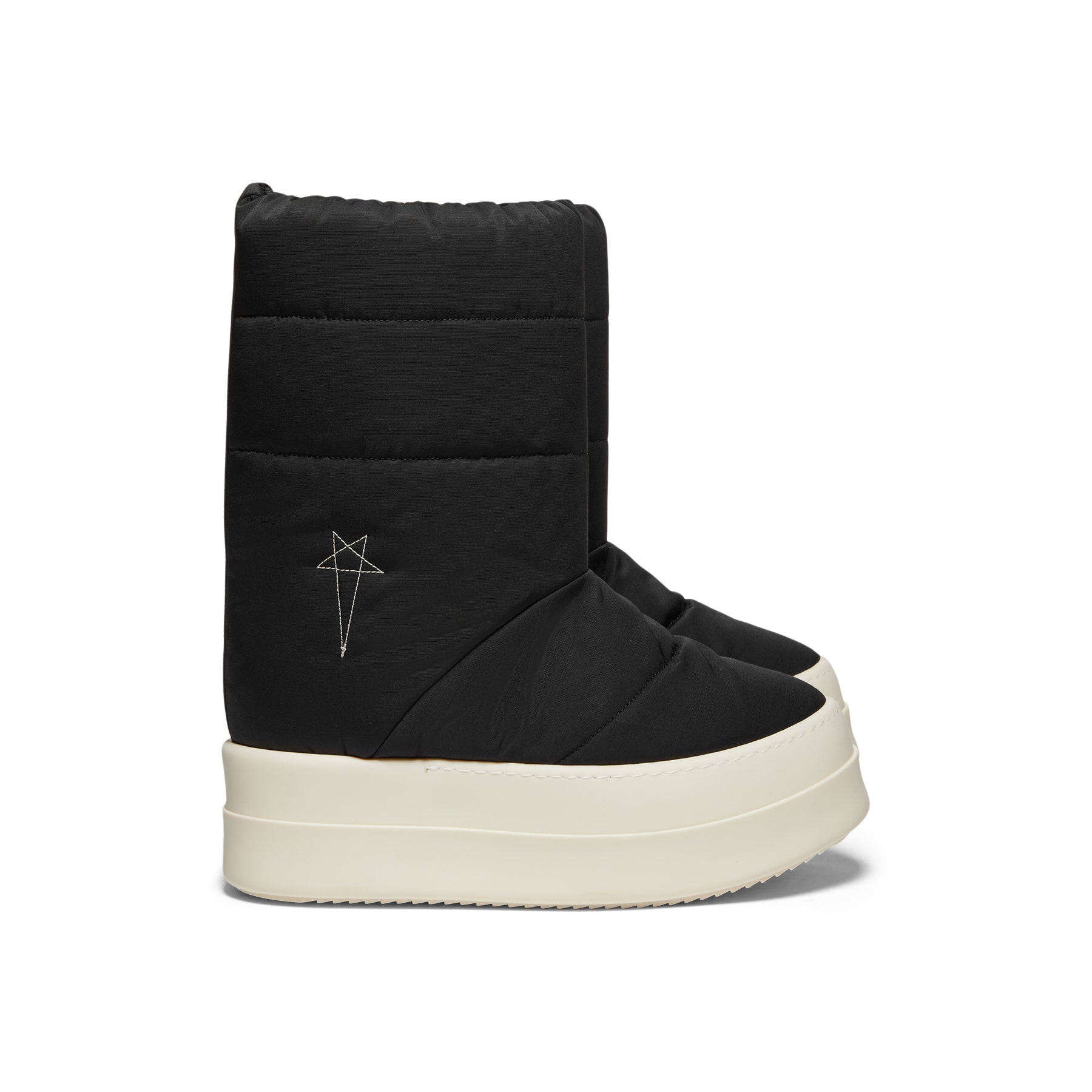 Rick Owens Drkshdw Mega Bumper Lunar Sneaker (Black/Pearl/Milk)