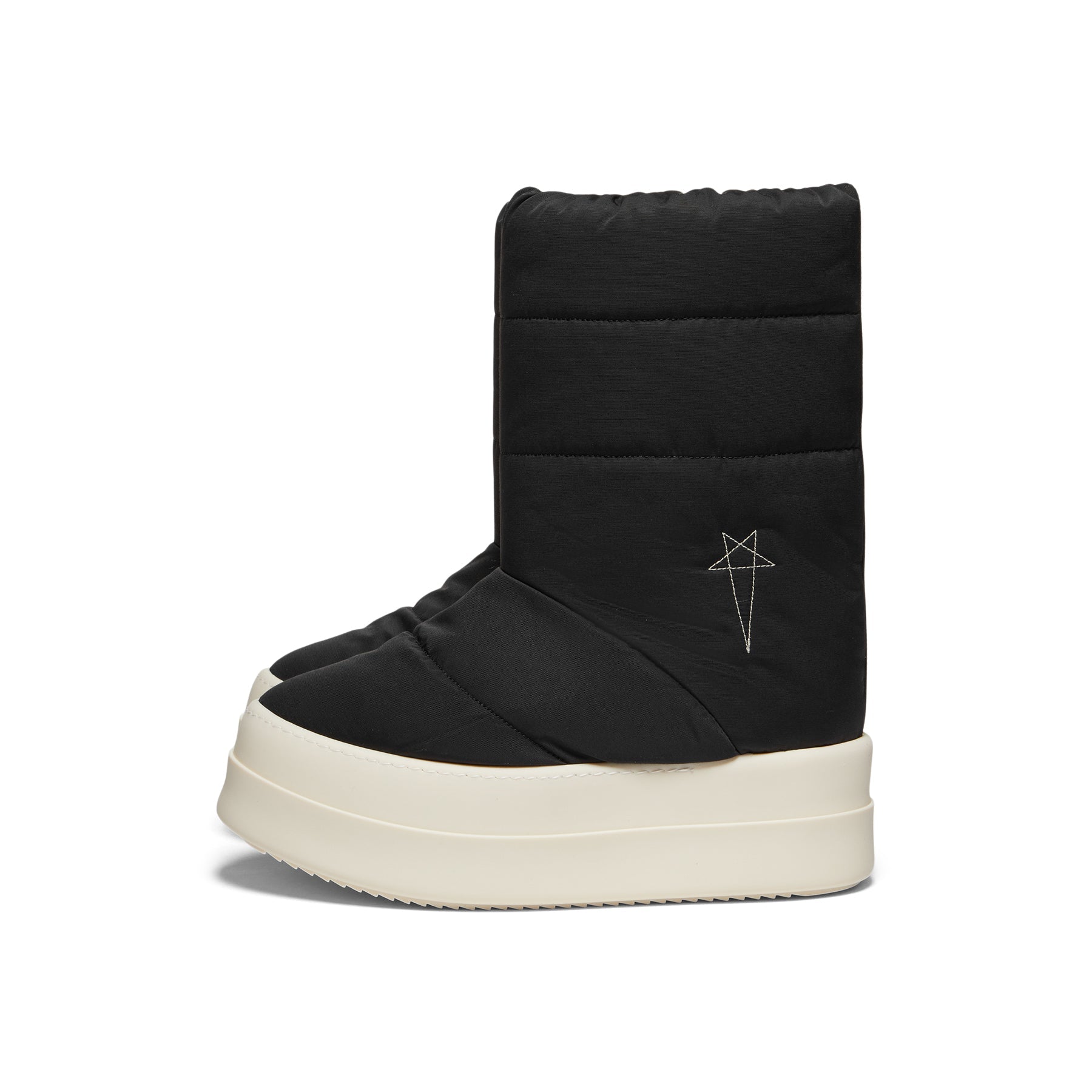 Rick Owens Drkshdw Mega Bumper Lunar Sneaker (Black/Pearl/Milk)