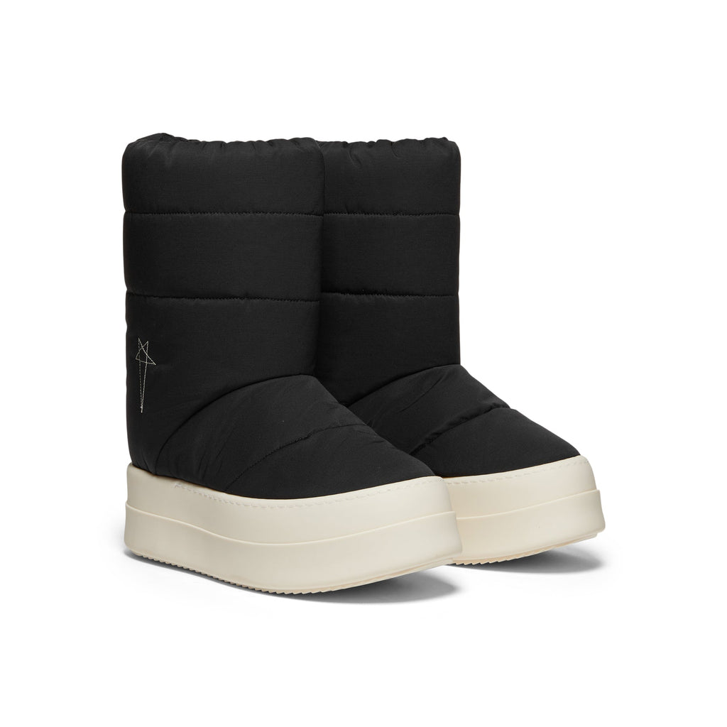 Rick Owens Drkshdw Mega Bumper Lunar Sneaker (Black/Pearl/Milk)