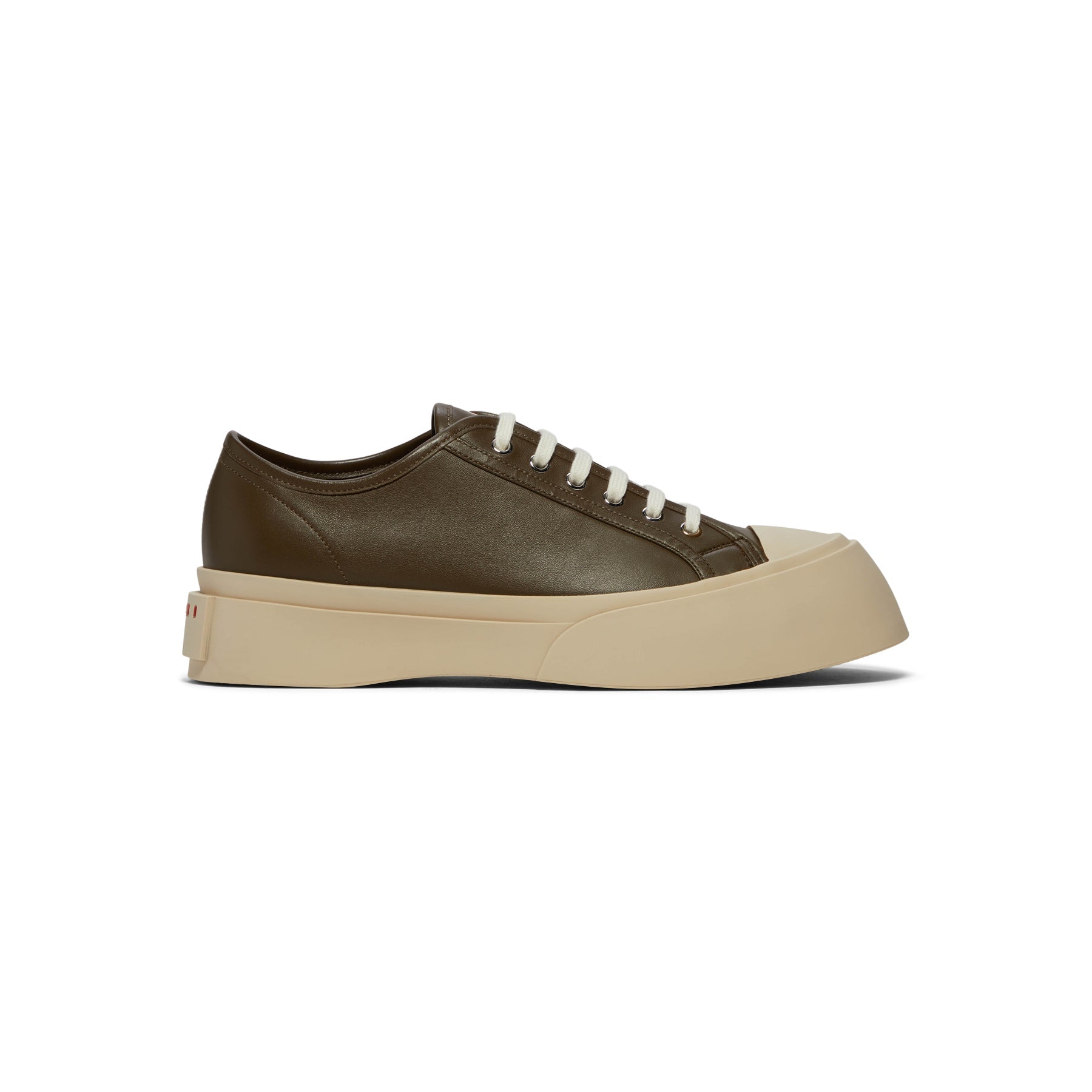 Marni Nappa Leather Pablo Sneaker (Deep Sage)