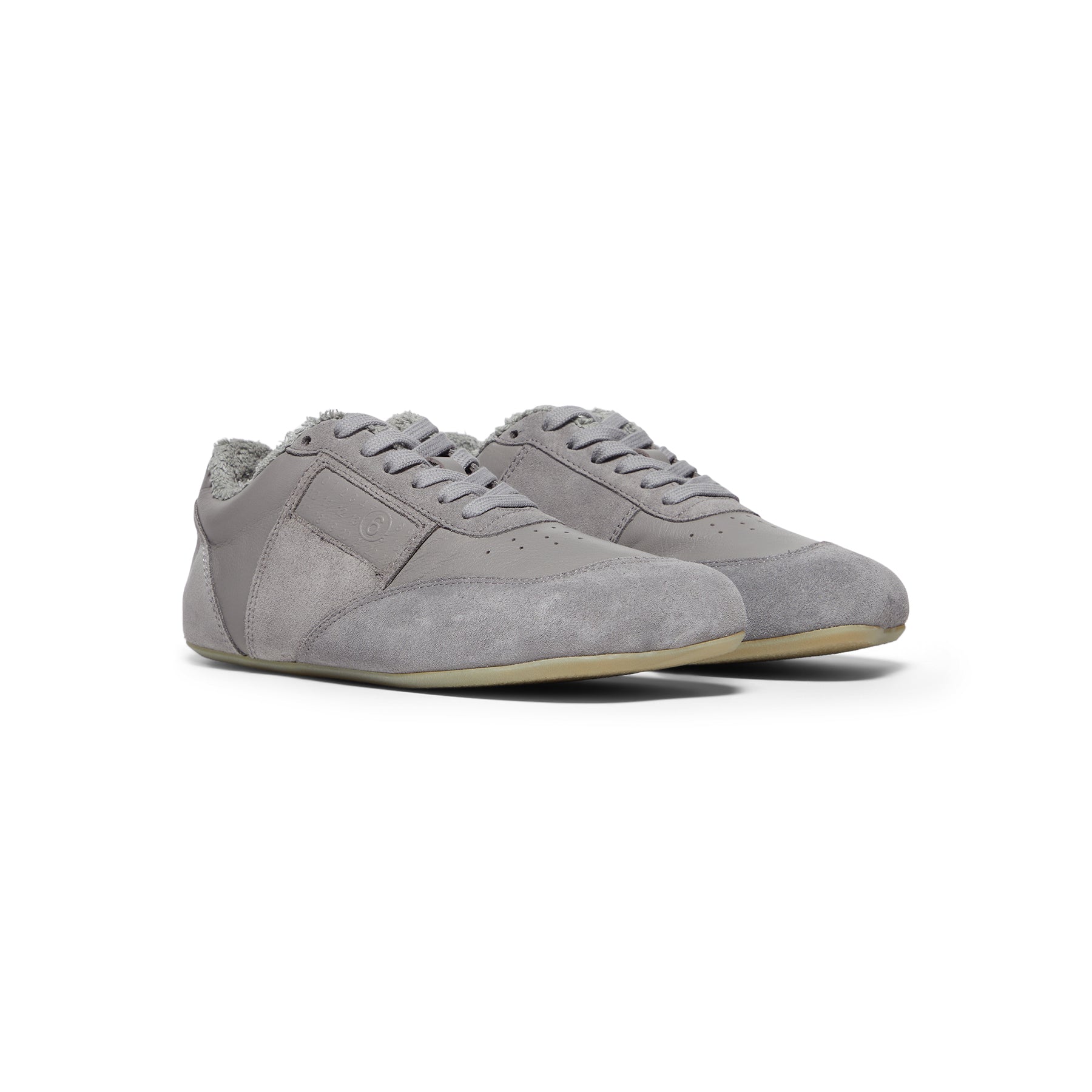 Mm6 Maison Margiela Womens Anatomic Sneakers (Silver Filigree)