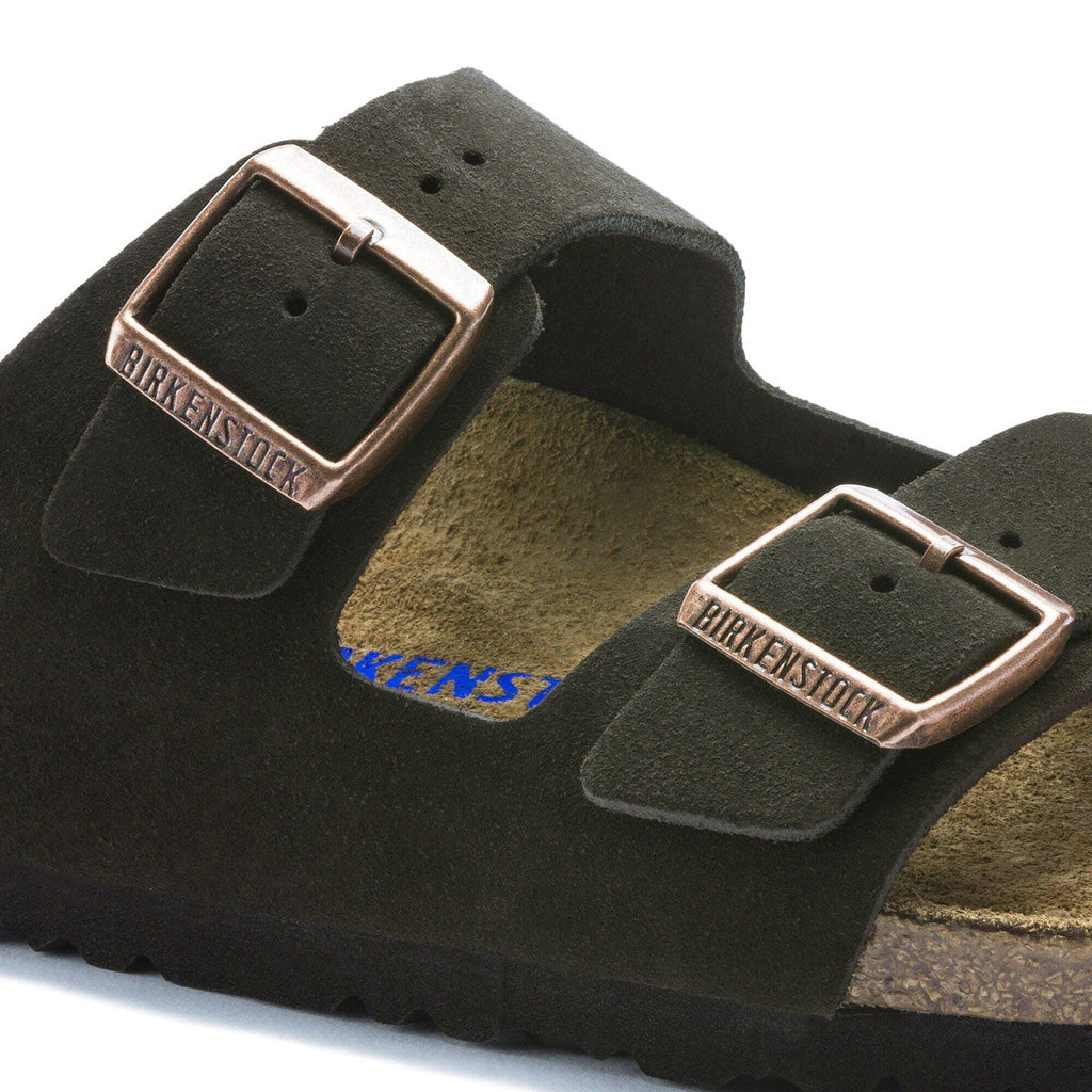 Birkenstock Arizona Soft Footbed Sandals - Mocha Suede