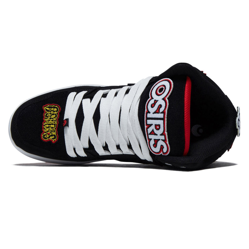 Osiris NYC 83 CLK Shoes - Black/Red/Velcro