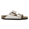 Birkenstock Womens Arizona Graceful Pearl Shoes - White Birko-Flor