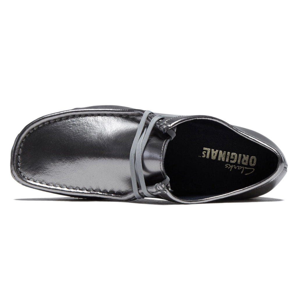 Clarks Wallabee Shoes - Silver