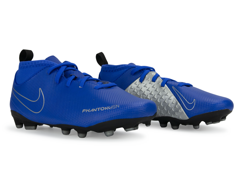 Nike Kids Phantomvsn Club Df Fg/Mg Racer Blue/Black