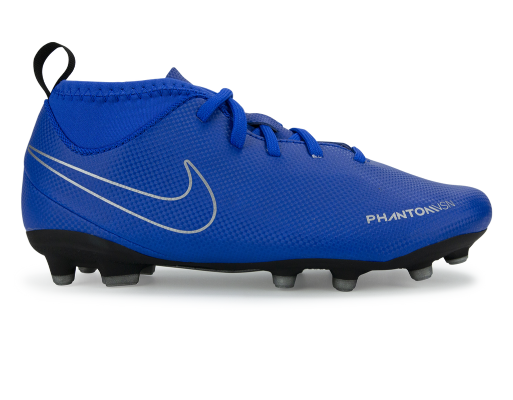 Nike Kids Phantomvsn Club Df Fg/Mg Racer Blue/Black