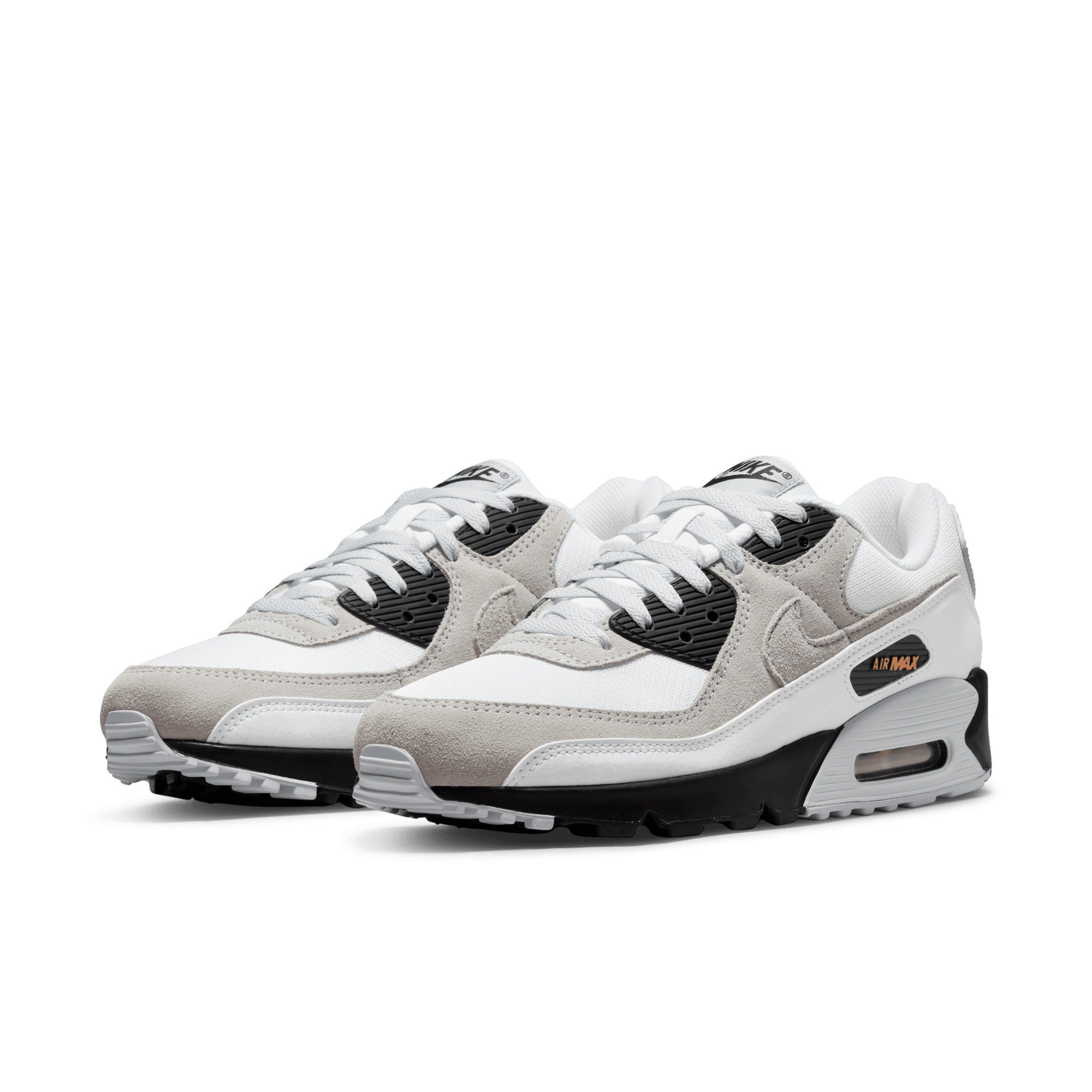 Nike Air Max 90 Men's Shoes "White Black Hot Curry"