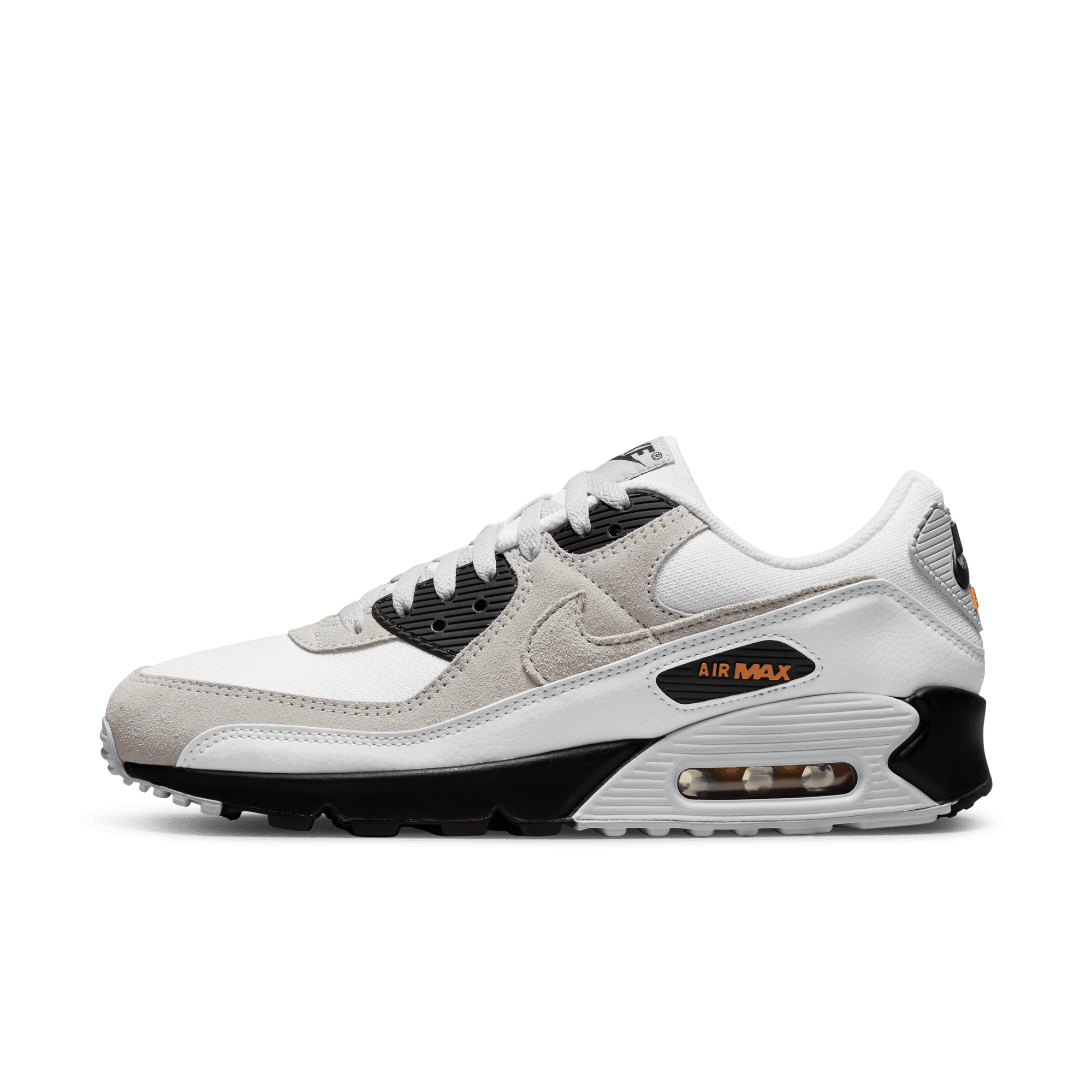 Nike Air Max 90 Men's Shoes "White Black Hot Curry"
