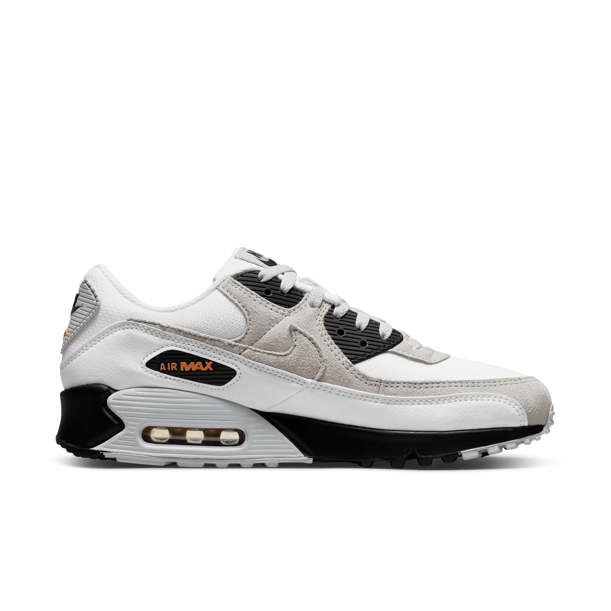 Nike Air Max 90 Men's Shoes "White Black Hot Curry"