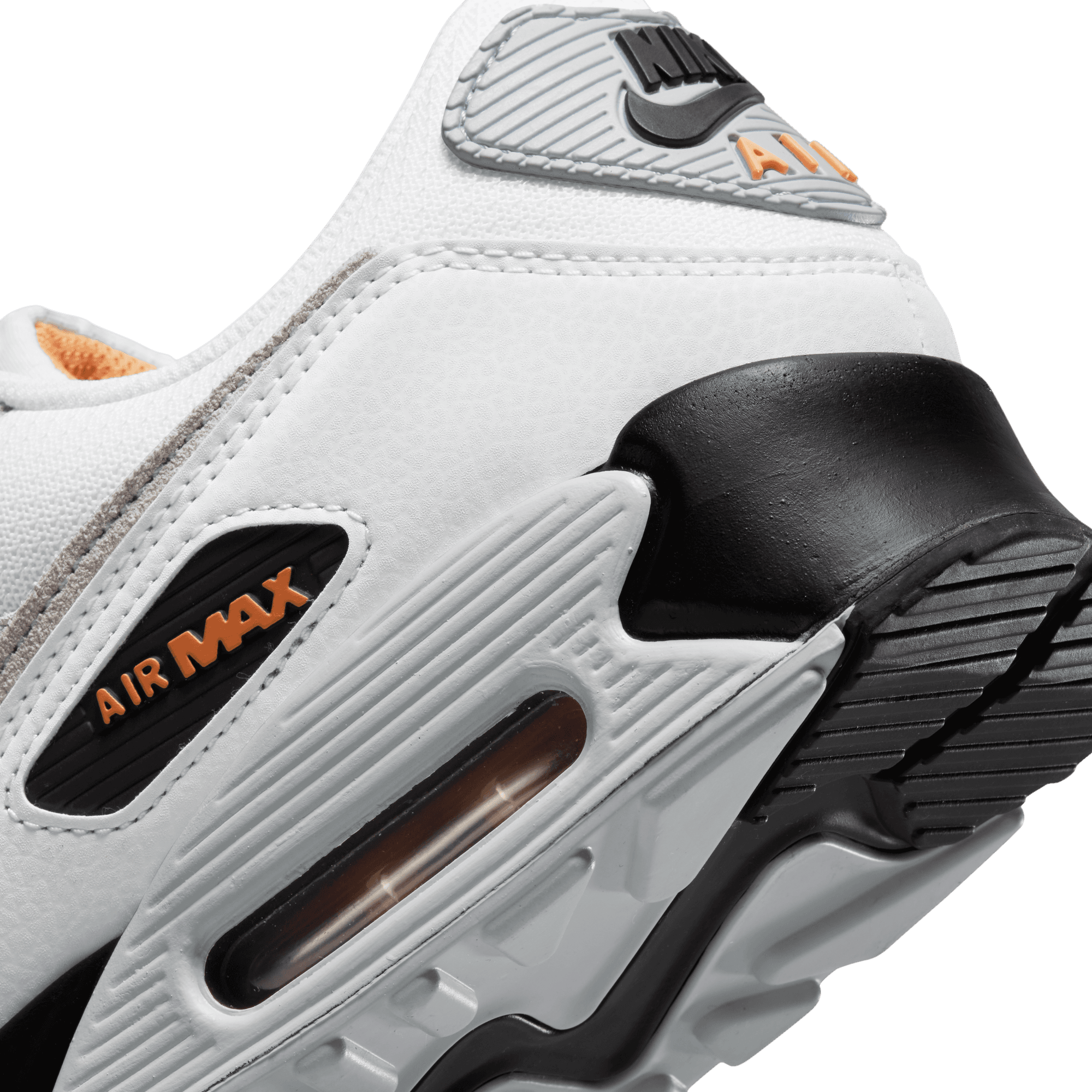 Nike Air Max 90 Men's Shoes "White Black Hot Curry"
