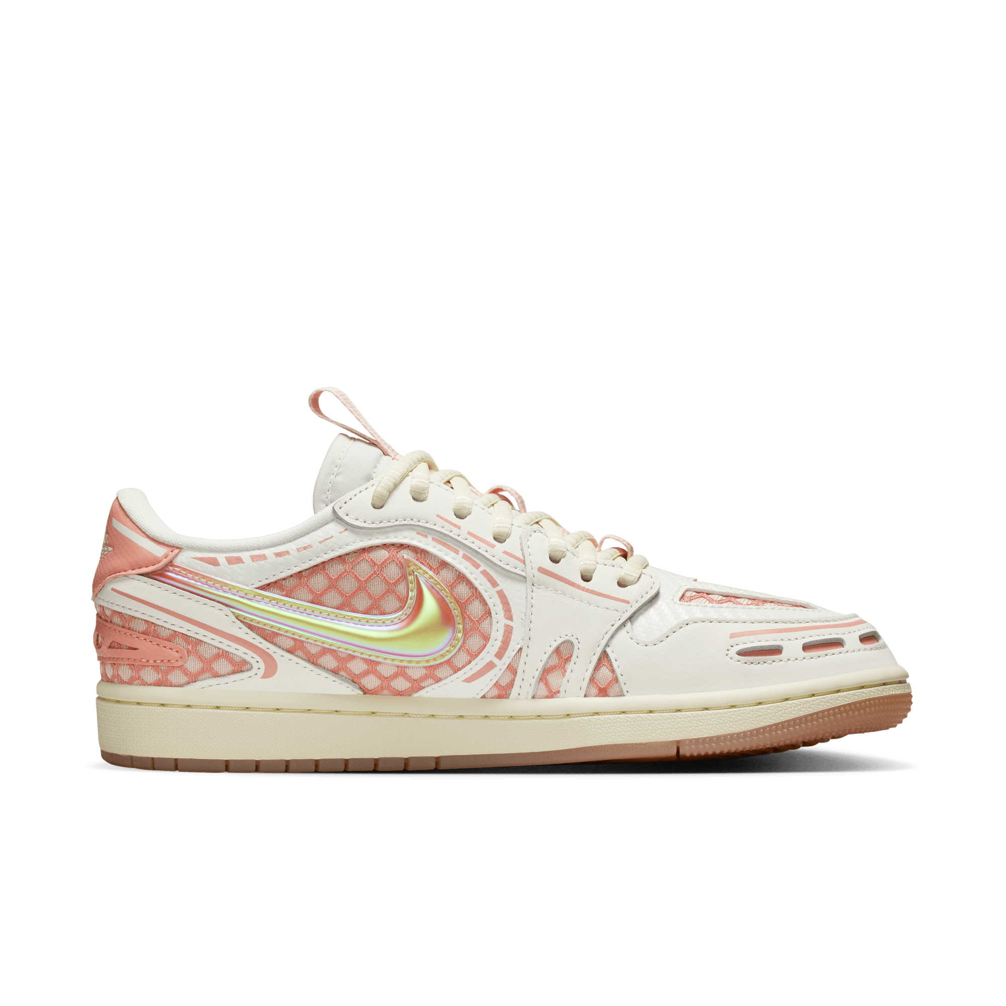 Women's Air Jordan 1 Low Method of Make "Sail Washed Coral"
