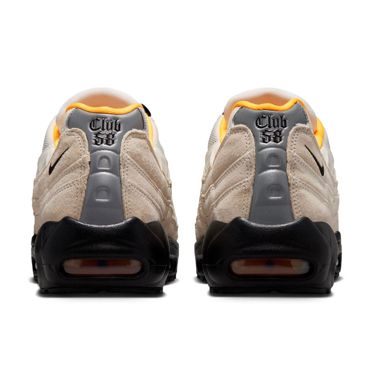 Nike SB Air Max 95 Shoes - Sail/Black/Laser Orange