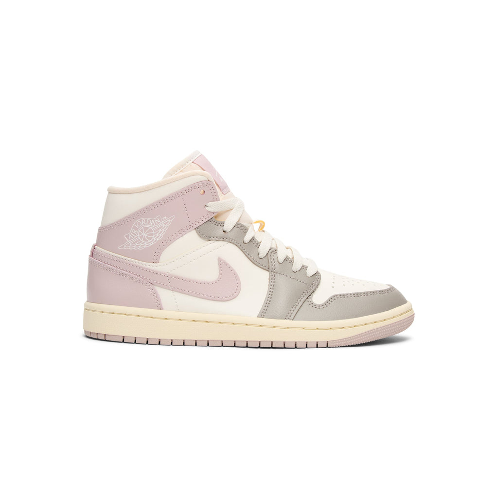 Jordan Air Jordan 1 Mid ( Sail/Particle Rose-Enigma Stone)