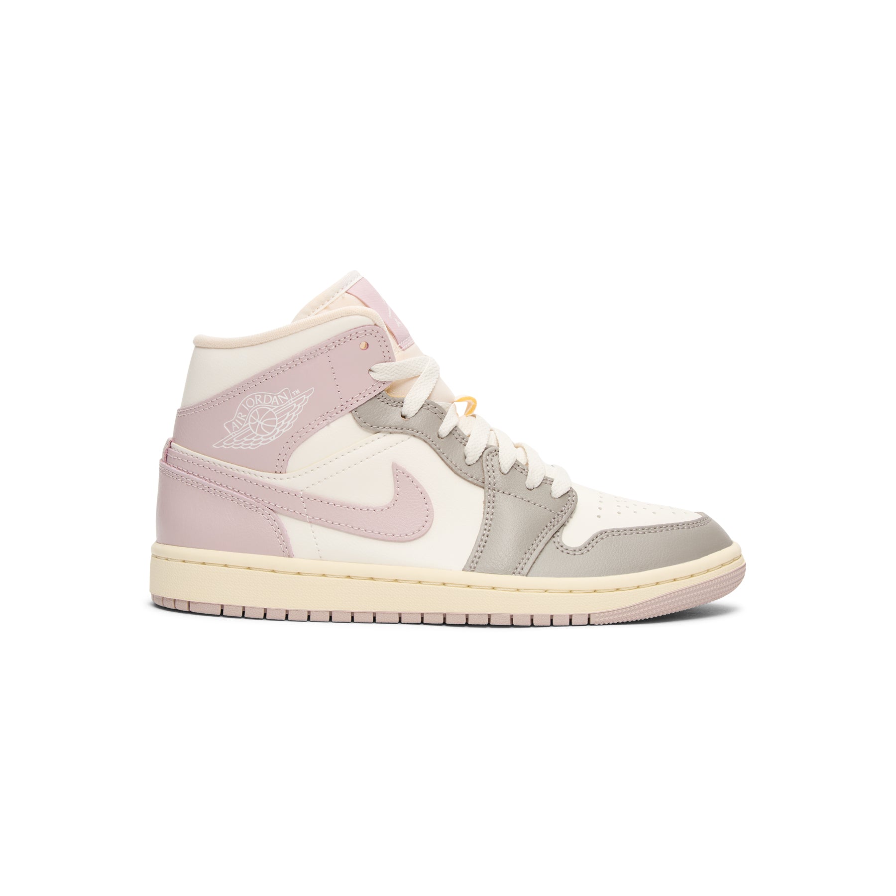 Jordan Air Jordan 1 Mid ( Sail/Particle Rose-Enigma Stone)