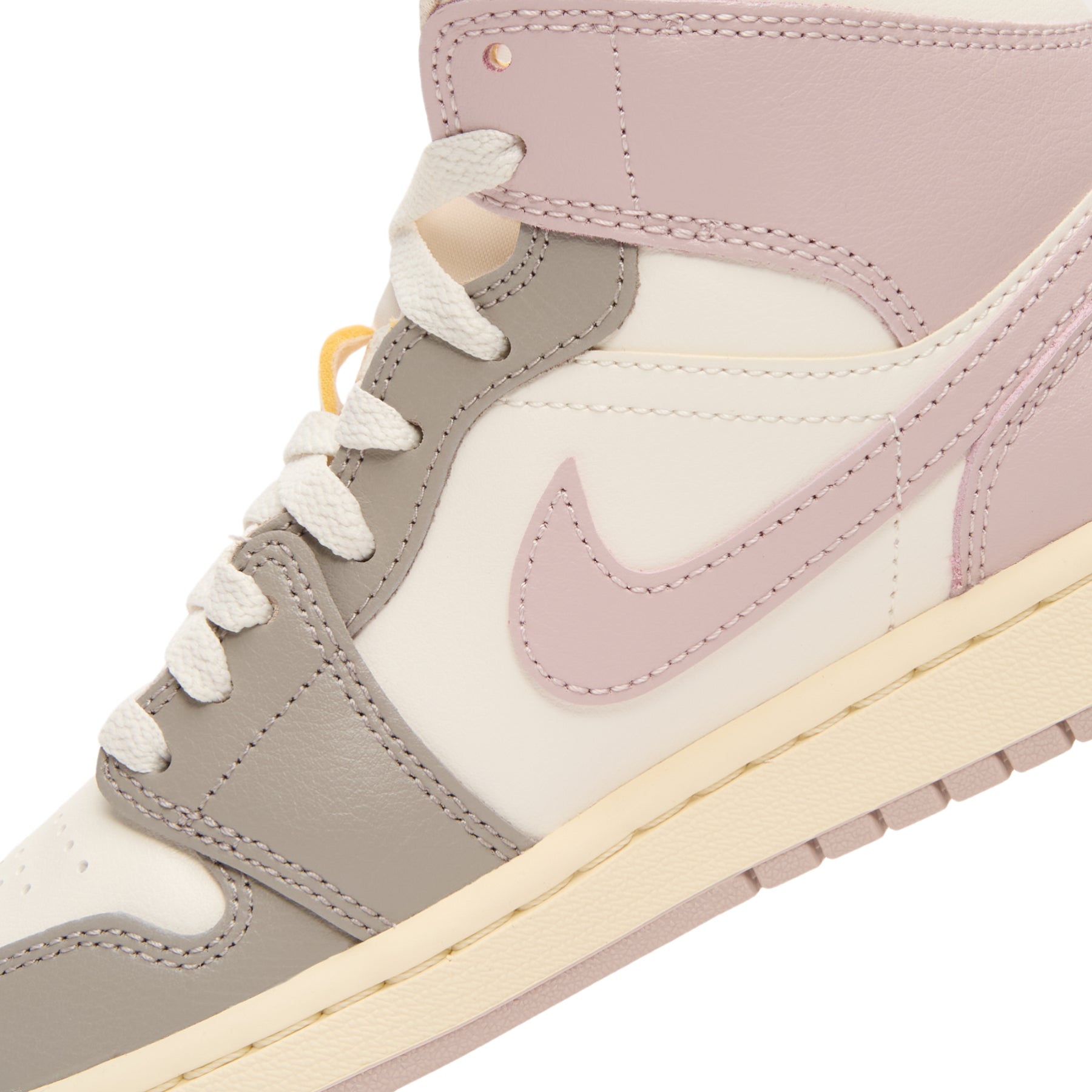 Jordan Air Jordan 1 Mid ( Sail/Particle Rose-Enigma Stone)