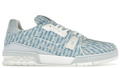 Louis Vuitton Trainer Blue Stripe Monogram Like New (Vnds)